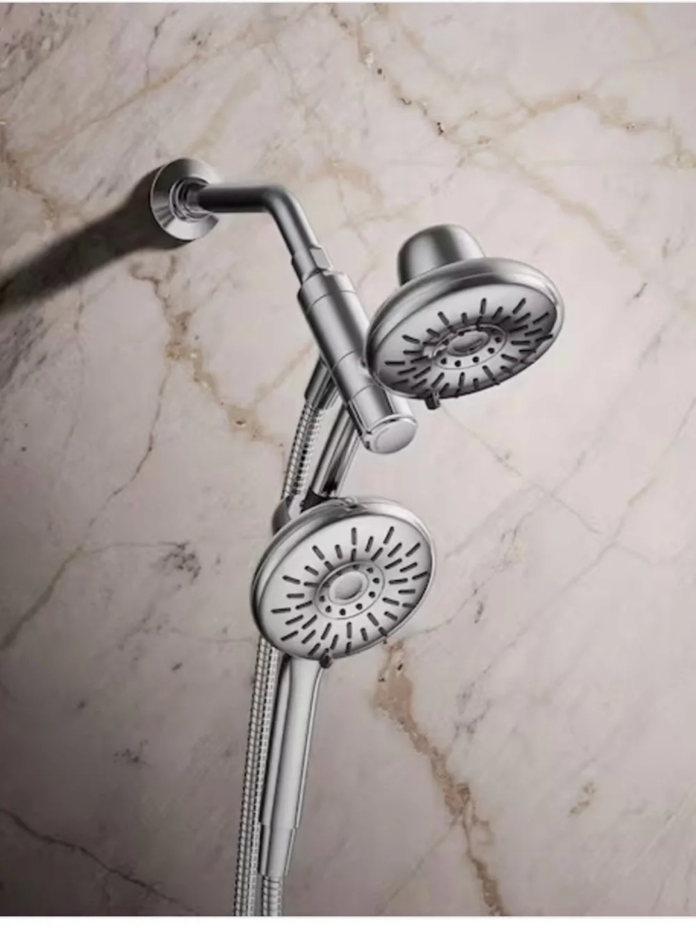 Kohler Dual-Head Chrome Shower System with Handheld Spray